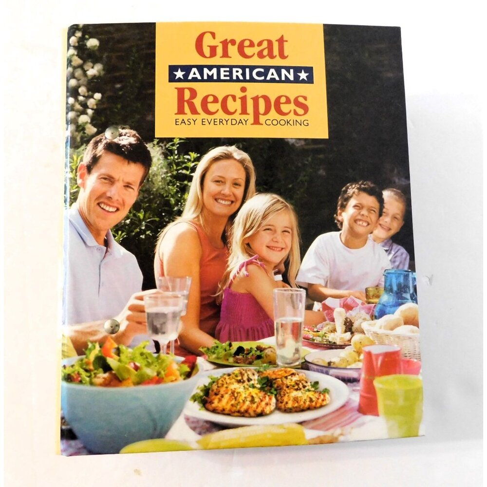 Great American Recipes Easy Everyday Cooking 16 Sections Over 160 Cards Binder